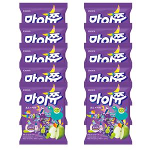 마이쮸  포도 사과 284g 1박스 10개 대용량 캔디
