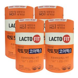 종근당건강 생유산균 락토핏 코어맥스 2g x 60포 4통 DL