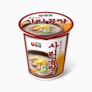 농심 사리곰탕 미니 컵라면 61g 24개
