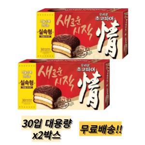 오리온 초코파이 대용량 1.17kg x2개