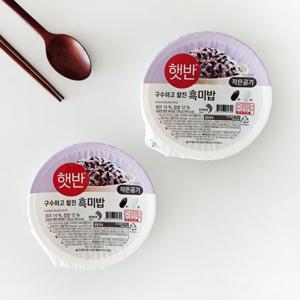 햇반 흑미밥 작은공기 130g 36개