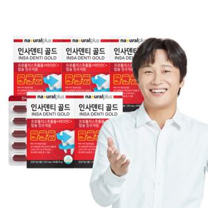 내츄럴플러스 인사덴티 골드 60정 5박스/치아건강 뼈건강