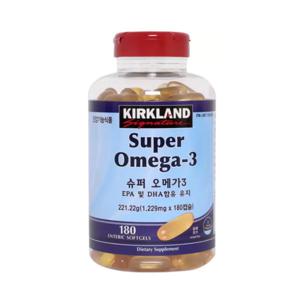 커클랜드 슈퍼 오메가3 1229mg x 180캡슐 코스트코