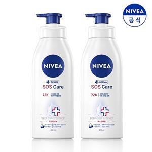 니베아 니베아 SOS 케어 바디로션 400ml X 2개