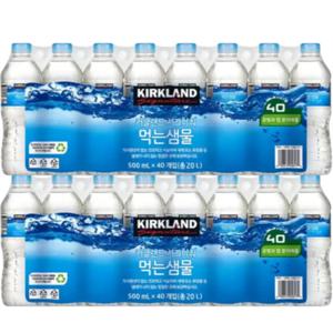 커클랜드 시그니춰 먹는 샘물 500ml X 80병