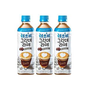 무료배송 롯데 레쓰비 그란데 라떼 500ml 24개 커피음료 라떼커피