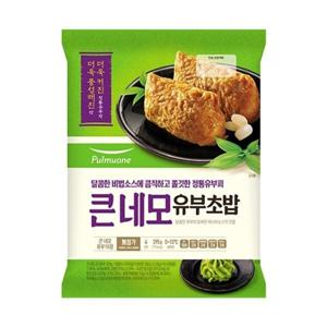 (냉장) 풀무원 큰네모 유부초밥 395g 1개