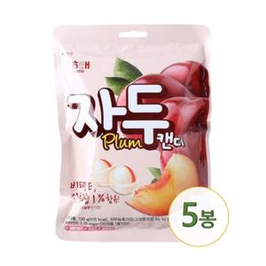 해태제과 자두 캔디 130g x 5개 / 자두맛 풀럼 사탕