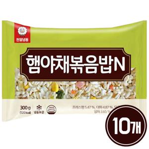 천일 햄야채 볶음밥 300g x 10봉 / 냉동밥 볶음밥