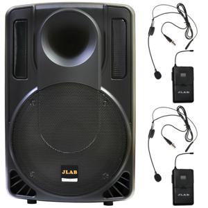 제이랩 MK-2300Q 이동식앰프 스피커 300W 12인치 헤드셋+헤드셋구성