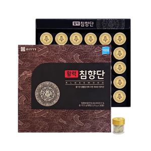 종근당건강 활력 침향단 30환 침향 녹용 홍삼 침향환 + 선물용 쇼핑백