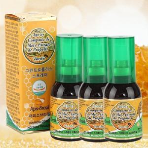 (아피스브라질)그린 프로폴리스 스프레이(30ml 3병)