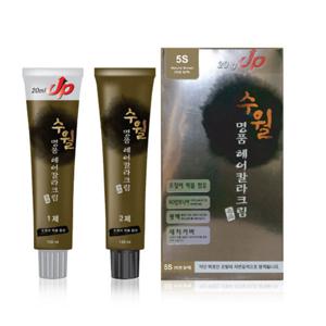 수월 명품 헤어칼라 크림 4S 갈색 염색약
