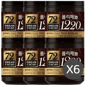 롯데 드림카카오 72% 86gx6개 초콜렛 초코바 발렌타인데이 여행 등산