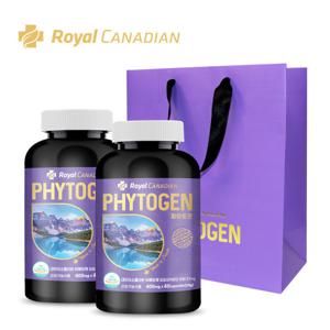 로얄캐네디언 파이토젠 선물세트 400mg x 60캡슐(24g) x 2개 여성영양제 뼈건강 이소플라본