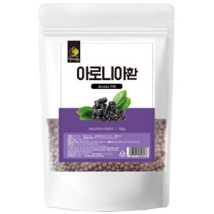 국내산 아로니아환 500g 안토시아닌 킹스베리 초크베리 불로매 실속형 부모님 시니어 중년 건강 선물