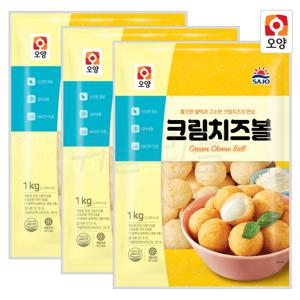사조오양 크림 치즈볼 1kg 3개