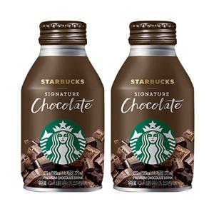 스타벅스 시그니쳐 초콜릿 275ml x 12캔 / 캔음료 초콜릿음료