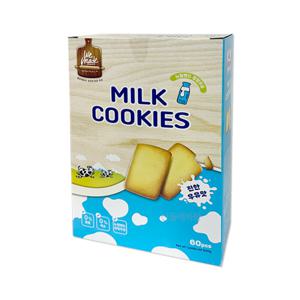 위메이드 밀크쿠키 600g (10g X 60개입) 대만 우유쿠키 비스킷 대용량 개별포장