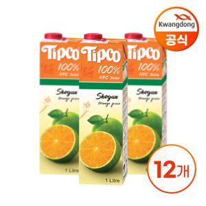 팁코 쇼군 오렌지 주스 1L X 12팩 (소비기한 9월)