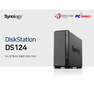 산돌 DS124(4TB) WD RED Plus 4TB x 1개장착 DS124(4TB)