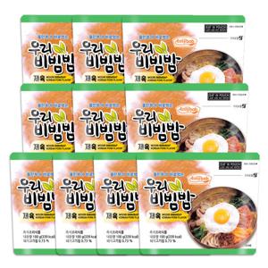 우리비빔밥 제육10개세트/즉석밥/전투식량/비상식량