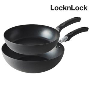 락앤락 하드앤라이트IH 프라이팬 28cm+웍 32cm 인덕션 후라이팬 궁중팬 코팅팬 볶음팬 중식웍