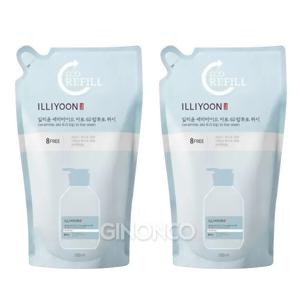 일리윤 세라마이드 아토 6.0 탑투토 워시 리필 500ml 2개 약산성 올인원