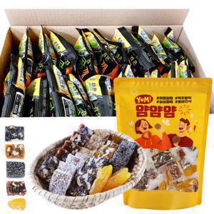삼부자 사무실 회사 부모님 흑두원 검은콩깨 보리 건빵  +종합젤리 500g 세트 간식 과자 말랭이
