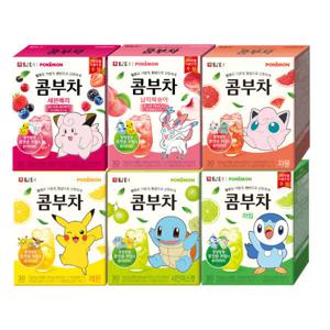 담터 포켓몬 콤부차  30개입 (레몬/샤인머스캣/자몽/라임/세븐베리/납작복숭아) 택일