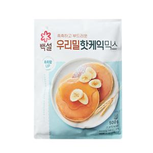 CJ제일제당 백설 우리밀 핫케익 믹스 500g / 반죽 홈베이킹
