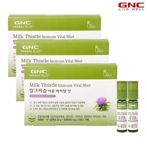 GNC 밀크씨슬 이뮨 바이탈 샷 7입x3개(총 21병)