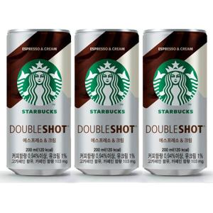 스타벅스 더블샷에스프레소크림 200ml x 24캔