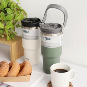 대용량 텀블러 보온 보냉 손잡이 단체주문 빨대 선물용