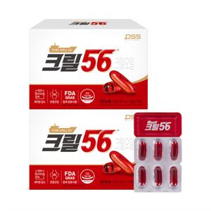 (현대Hmall)펄세스 함익병 크릴56 크릴오일 1000mg 30캡슐 x 6박스
