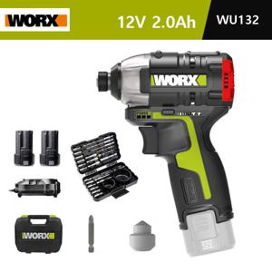 웍스 WU132 충전 임팩 드라이버 가정용 전기드릴 12V 2.0Ah 배터리2개 + WA1626