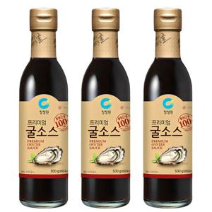 청정원 프리미엄 굴소스 500g 3개