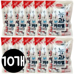 부드러운 뉴과 캬라멜 400g x 10봉 캔디사탕/밀크유과
