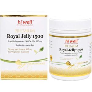 뉴질랜드 하이웰 Hi Well Royal Jelly 프리미엄 로얄젤리 1500 캡슐 300정