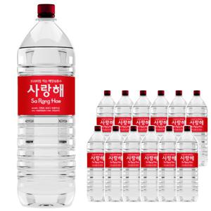깊은바다 해양심층수 사랑해 경도300 2L 12개