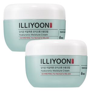 일리윤 히알루론 모이스춰 수분크림 100ml x2개