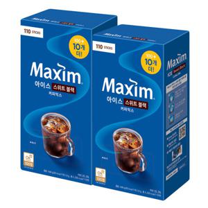 맥심 아이스 스위트블랙 커피믹스 110T x2개