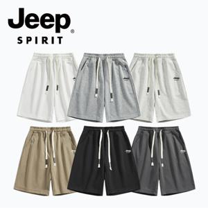 1+1지프스피릿 JEEP SPIRIT여름 스포츠 캐주얼 남성 순면 반바지 5부 팬츠 남녀반바지