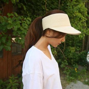 여성썬캡 밀짚썬캡 연예인모자 데일리모자 여름모자