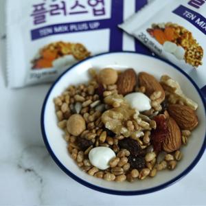 텐믹스 플러스업 20gx50봉 건포도 호두 아몬드 크랜베리 요거트레이즌 귀리 현미 밀 해바라기씨 코코넛땅콩