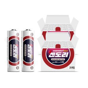 쎈도리 맥스 알카라인 건전지 AA AAA 40알
