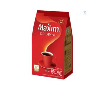 500g 맥심 오리지날 커피 리필 사무실간식 알갱이 커피알 빨간맥심커피 사무실간식 카페 커피음료 음료수