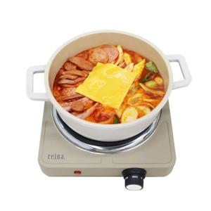 레이나 1구 전기레인지 핫플레이트 고화력 순간가열 휴대용 RI-1505