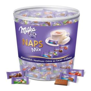 밀카 냅스 NAPS 티 타임 밀크 초콜릿 믹스 1kg 독일 직구 Milka Naps Alpine Milk Chocolate Mix