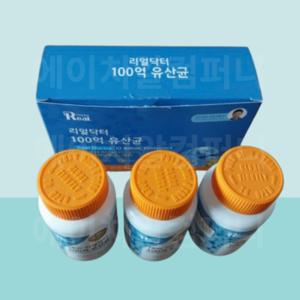 리얼닥터 NEW 100억 유산균 400mg x 30캡슐 x 3개 프로바이오틱스 장건강